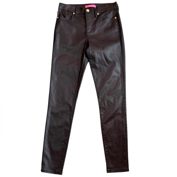 Lilly Pulitzer Denim - Lilly Pulitzer Eagan High Rise Coated Jeans In Mochachino